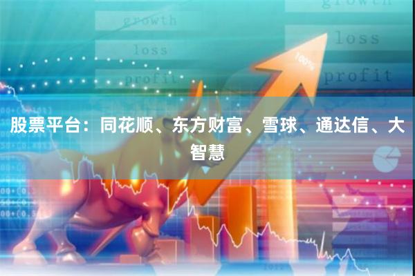 股票平台：同花顺、东方财富、雪球、通达信、大智慧